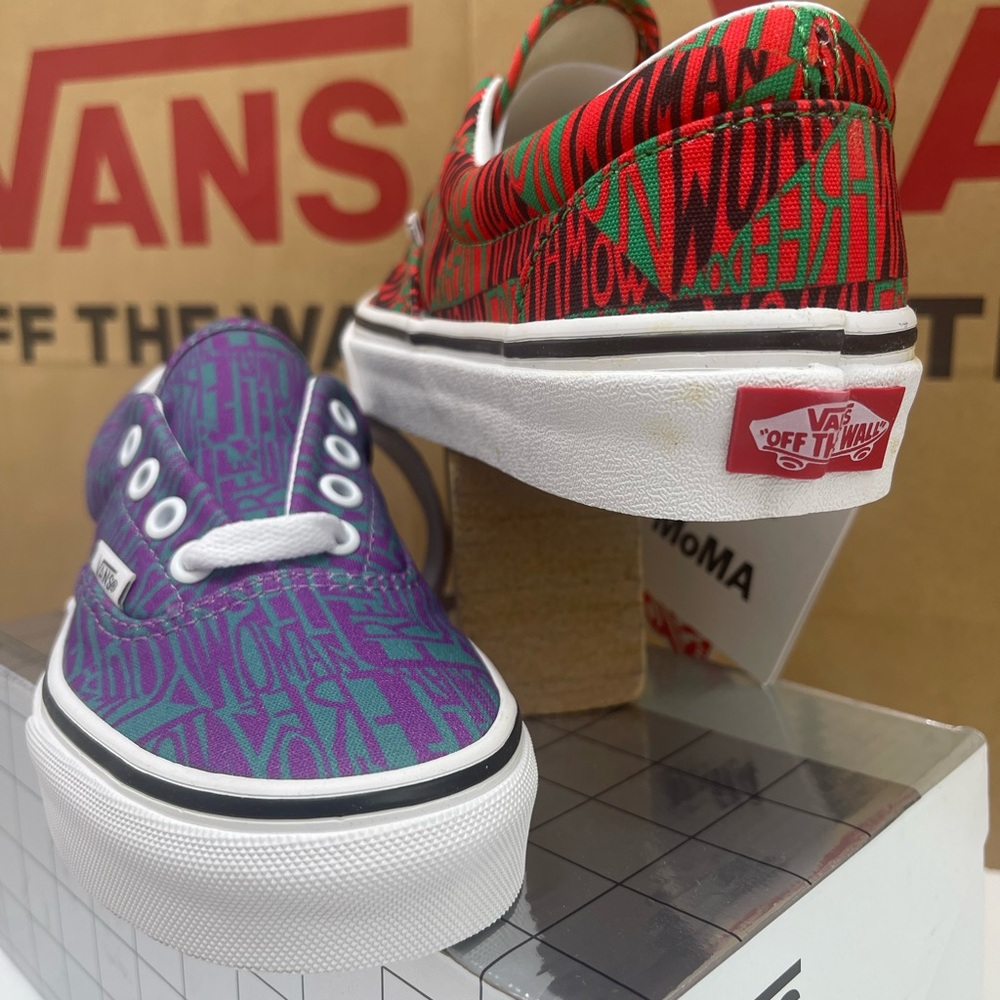Vans Era (Moma)Faithringgold/True White Sneakers 
VN0A4BV41UC
Red Purple Graphic - Picture 7 of 16